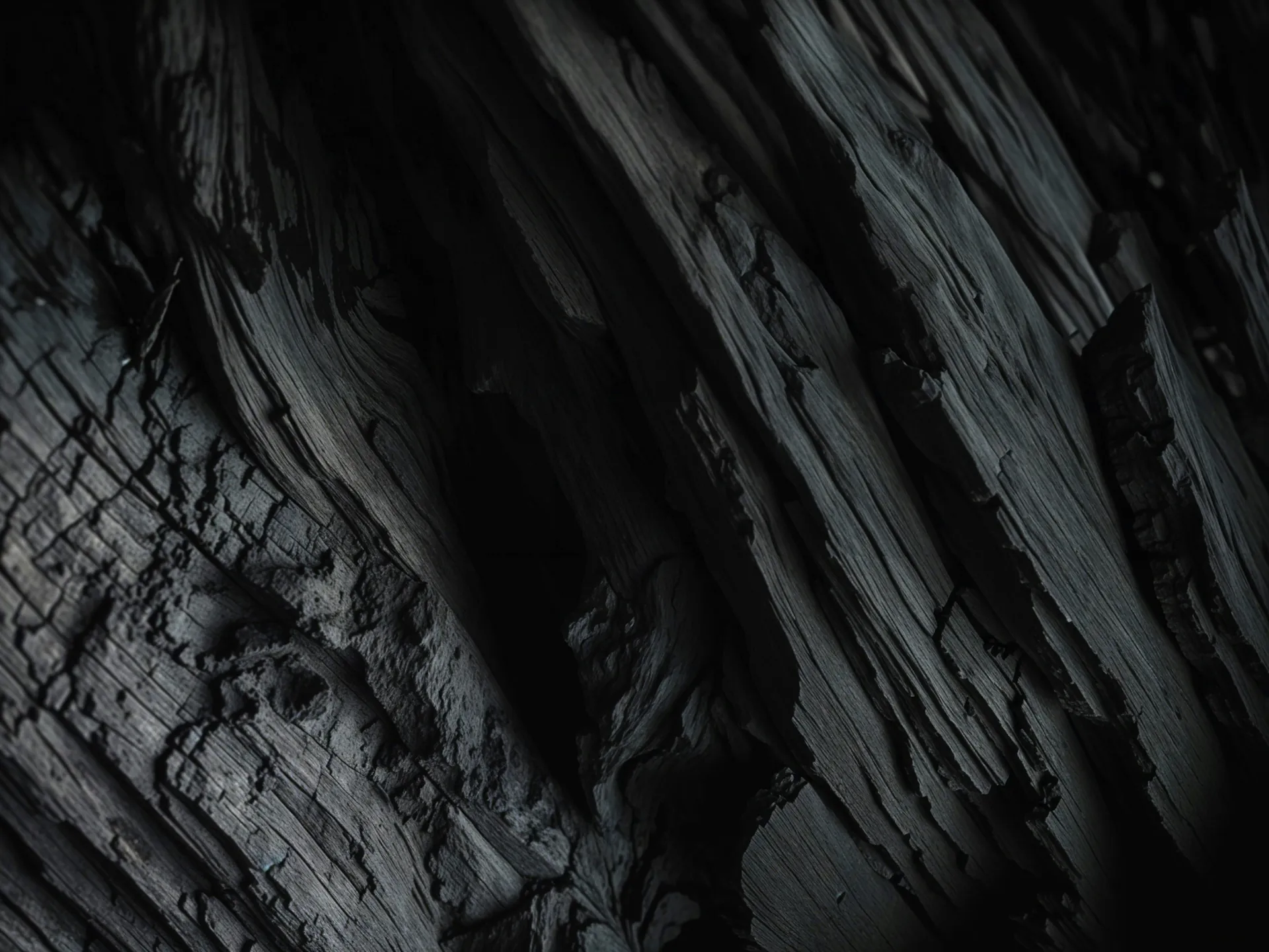 Texture de bois brûlé